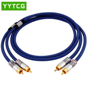 YYTCG | YYTCG Cáp Âm Thanh Nổi HIFI Hiệu Suất Cao RCA 1 Cặp 2 RCA Đến 2 RCA Kết Nối Cáp Âm Thanh Cho DVD CD Bộ Khuếch Đại