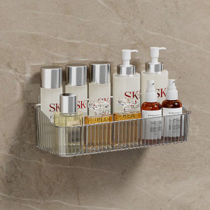 Bathroom Wall Mounted Drill Free Organizer Shelf