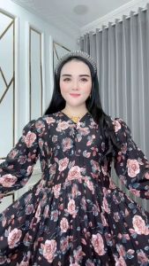 Casandra Fatwa - Pakaian Wanita Dress Busui Katun Rayon