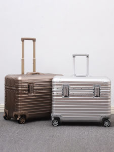Flight Attendant Trolley Case Machine Long Boarding Machine Flip Luggage Internet Celebrity Small Mens 18-Inch Camera Photography Satchel Box