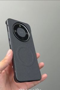 For Honor X9d 5G Casing No-frame Carbon Fiber Pattern Leather Hard Phone Case Cover