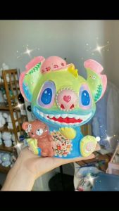 Celengan Lukisan DIY Raksasa Karakter Seni Anak-anak Lukisan Kerajinan Menyenangkan Aktivitas Menyenangkan Celengan Karet Tebal Polos Warna-warni