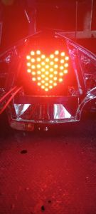 stoplamp running beat karbu bentuk ❤️ 8mode otomatis