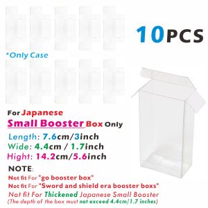 10PCS Protector Case for Japanese Small Booster Box Clear Plastic Display 0.45MM Thick Clear Plastic Display Case