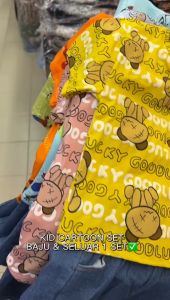 KID CARTOON SHIRT & PANT SET/BAJU KANAK-KANAK SET/GOOD QUALITY/BAJU ANAK/BAJU CARTOON SET