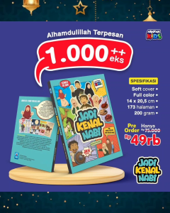 Komik Jadi Kenal Nabi FULL COLOR BERGAMBAR Qomic Kenali Kagumi Kangeni Nabi Muhammad Rasulullah Karya Syakier Hasyiem Penerbit Arafah Kids