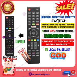 SWITCH Smart TV Remote Control Replacement SW-32WHL01 SW-42WHL01 SWITCH WHALE OS Smart TV Remote