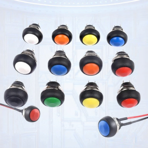 TOUGLESY | Waterproof Momentary Push Button Switch 12mm