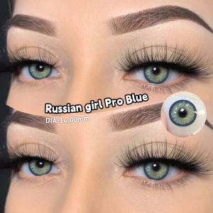 UYAAI | UYAAI Eye Color Contacts 1Pair Blue Eyes Lenses Colored Contact Lenses for Eyes Natural Brown Contact Korean Purple Contacts