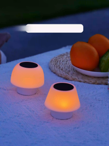 Đèn Bàn MODI SOLAR Đèn LED Đổi Màu Decor Không Gian Có Thể Sạc Cổng USB Và Năng Lượng Mặt Trời