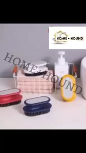 HOME + HOUND 1pcs Multi-purpose Cleaning Brush with Handle Laundry Brush Bathroom and Kitchen Household Cleaning Tools