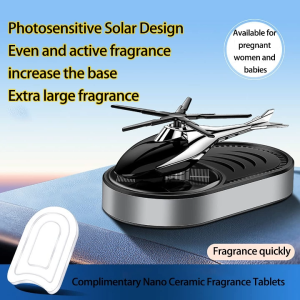 Solar Powered Helicopter Scents Diffuser For Car Freshener New Car Scent Car Air Freshener For Car Freshener New Car Scent Car Air Freshener