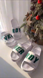 Dép Quai Ngang Nam Nữ  Đế Eva Cao 4cm Quai Chữ NERRDY - Dép Quai Ngang Đế Cao