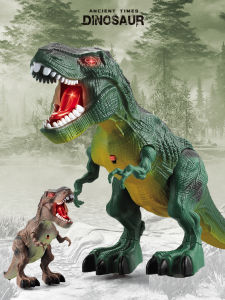 Dinosaur Toys for Kids 3+ Electric Audiovisual Dinosaur Model Electronic Walking Robot Dinosaur Toy Not Include Battery