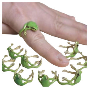 Frog Ring Cute Minimalist Cartoon Ring Girlfriends Couple Fashion Funny Personality Gift Ornament Ins