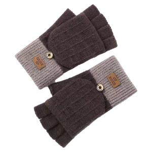 JIFANPAUL | Winter Fingerless Gloves with Lined Lining