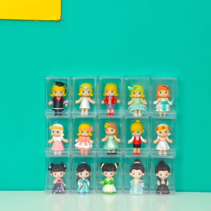 【i.Rumah】 Acrylic display box cartoon Figure dolls transparent protection case dust-proof toy Small model storage mini landscape box