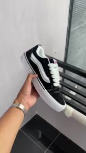 Vans1997 KNU Skoll Black and White Shoes For Men and Women  - Sneakers Vans1997 Sepatu Remaja Pria / Wanita Casual Kekinian Murah Terbaru - Sepatu 31-43 - Brand New In Box - ARF SNEAKERS - COD
