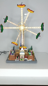 D&D # FC009 Fairground Flying Starship Christmas Aeroplane Ferris Wheel Christmas Village