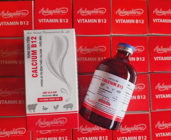 CALCIUM B12 100ML B Sung Calcium & Vitamin B12 cho vt nui | Lazada.vn