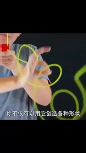 Launcher Loop Rope Toy Rope Launcher Zip String Handheld Adjustable Speed Luminous Rope Lasso Kids Fun Game Toys Christmas Gift