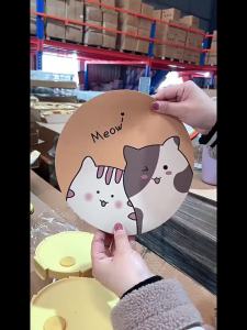 Heat resistant tea mat cup mat heat insulation mat cute dining table mat heat-resistant plate mat high aesthetic rubber mat