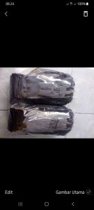 sarung tangan glove safety whorsip dll bahan spandex dan nilon warna hitam