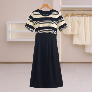 Striped Slim Fit Dress