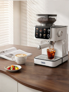 Cold & Hot Dual Extraction Integrated Grinder Semi-Automatic Espresso Coffee Machine