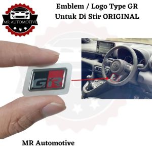 Emblem Logo Stir Type GR Sport Untuk Semua Mobil Toyota Original