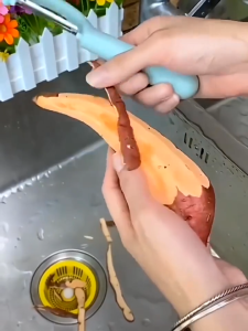 Fruit Paring Knife Stainless Steel Vegetable Fruit Peeler Non Slip Slicer Cutter Cooking Utensil Kitchen Tools Pengupas Buah 水果削皮刀