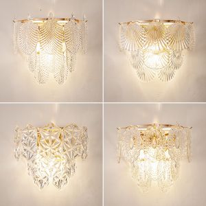 Modern Luxury French Crystal Wall Light