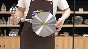 Household gas/electric/induction cooker stainless steel heat transfer plate converter cooking diffuser removable