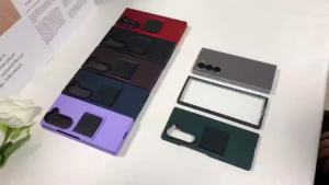 For Galaxy Z Fold 7 6 5 3 4 Case With Built-in Kickstand Bracket Camera Protection Anti Scratch Case Black Blue Green Red ZFold7