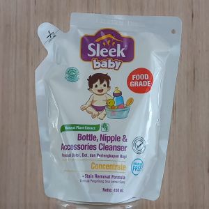 Sleek Baby Bottle Nipple & Accessories Cleanser Refill 450ml
