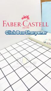 Faber Castell Sharpener Click Box Pencil Sharpener - (1s/PACK) Pengasah Pensil Stationary Student