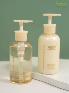 Bremod Premium Hair Keratin Complex Treatment Shampoo Conditioner Care Sulfate No Silicone Refill