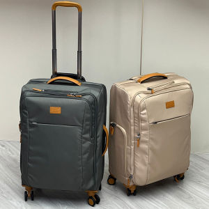 New Ultra-Light Large Capacity Luggage Bag Non-Woven Fabric Travel Suitcase Silent Universal Wheels Waterproof 28 Inch