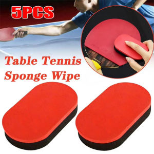5Pcs Ping Pong Racket Cleaning Sponge Professional Table Tennis Racket Care Wipes High Quality Soft Thickened Double Layer Brush
