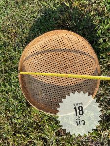 กระด้ง ตากปลา ตะแกรง สานตาห่าง รุ่นก้นโค้ง มี 3 ขนาด 18 19 21 นิ้ว แยกรายการสั่งซื้อนะคะ