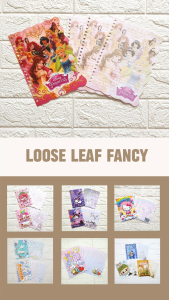 Loose Leaf Fancy Karakter Isi Map Binder Hologram/ Ukuran A5