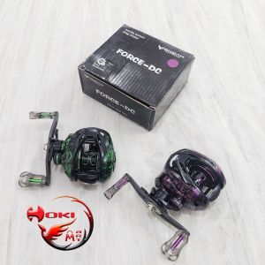 Reel bc oncak force DC handle carbon 18+1bb max drag 10kg / reel bait casting body painting drag clicker triangle brass line roller