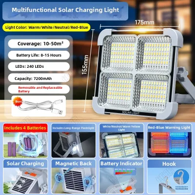 BOOMING LIGHTING | Solar No Plug Required High Spectrum Mimic Sun Plant Growth Light