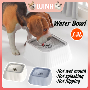 1.3L Large Capacity Pet Dog Water Bowl Puppy Bowl Large Pet Large Capacity Watener For Cat Dog Teddy Pets