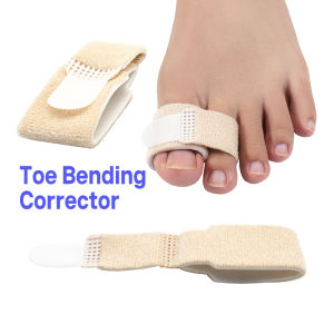 Fabric Toe Finger Straightener Hammer Toe Hallux Valgus Corrector Bandage Toe Separator Splint Wraps Foot Hand Care