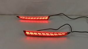 SNCN 2PCS Car LED Rear Bumper Lamps For Honda HRV HR-V 2022 2023 RS Brake Light Turn Signal Backup Reflector Lamp Taillights Car Fog lamp