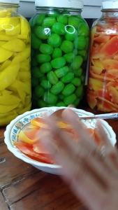 BY KNY Manisan buah pepaya asinan buah pepaya rujak buah pepaya manisan cianjur asinan rujak pedas