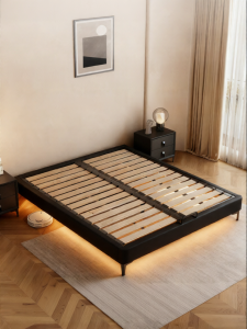 Moisture-proof Silent Economic Slatted Bed Frame 2 Person Main Bedroom