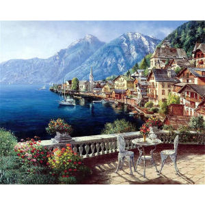 Scenic Landscape Artwork Jigsaw Puzzle 500/1000/1200/2000PCS Stress Relief Puzzle Wall Art Decor Gift