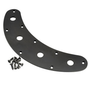 Musiclily Pro Steel 4-Hole Bass Control Plate for Music Man Style Electric Bass